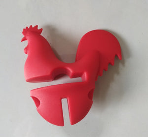 Red rooster pot clip