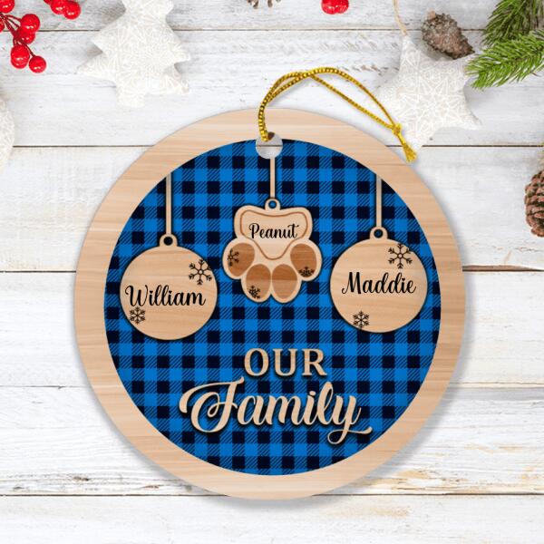 Personalized Christmas Family Ornament - Best Gift For Family - Our Family