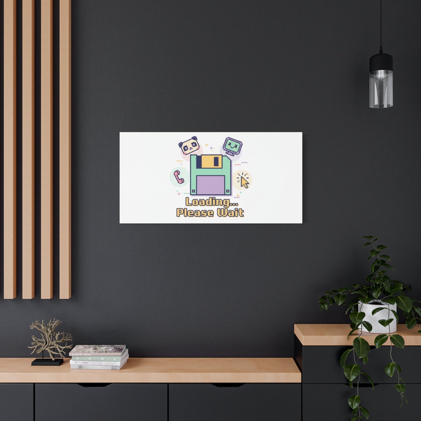 Loading Please Wait Canvas | Old Internet Aesthetic, 90s Web Nostalgia