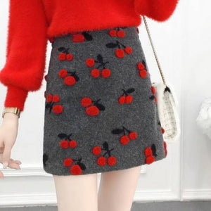Red skirt