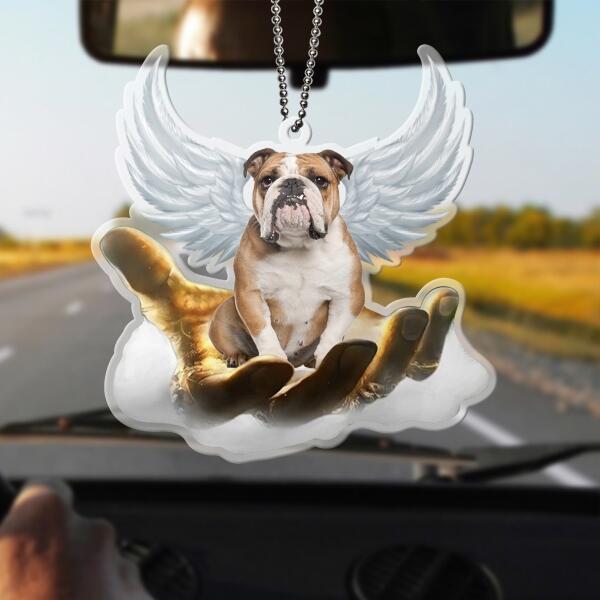 Personalized Memorial Dog Car Ornament - Up to 12 Dog Breeds - Gift Idea For Dog Lover