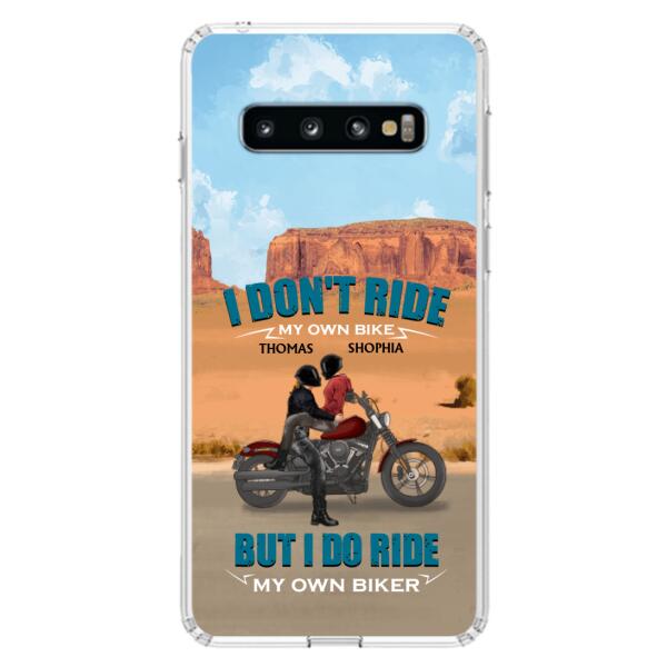 Personalized Couple Riding Phone Case - Gifts For Riders - I Don't Ride My Own Bike But I Do Ride My Own Bike