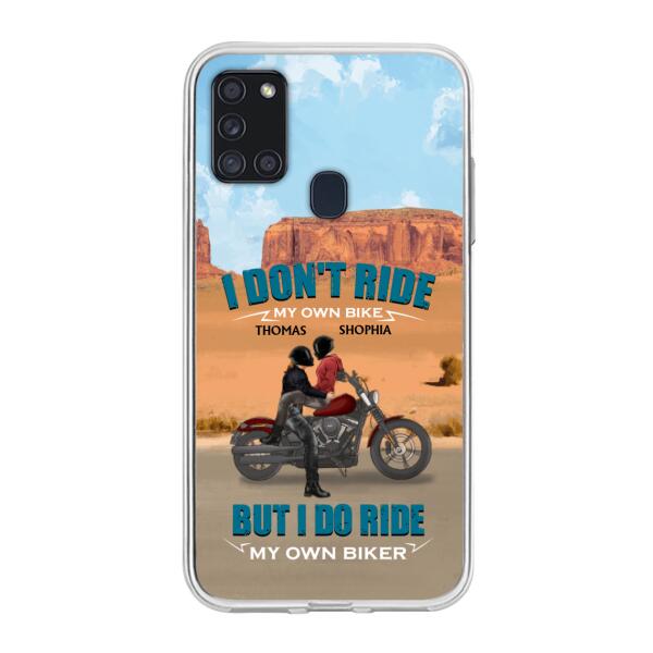 Personalized Couple Riding Phone Case - Gifts For Riders - I Don't Ride My Own Bike But I Do Ride My Own Bike