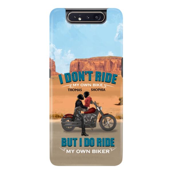 Personalized Couple Riding Phone Case - Gifts For Riders - I Don't Ride My Own Bike But I Do Ride My Own Bike