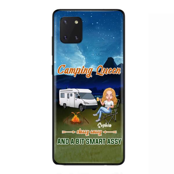 Personalized Camping Queen Phone Case - Gift Idea For Camping Lover - Case For iPhone And Samsung