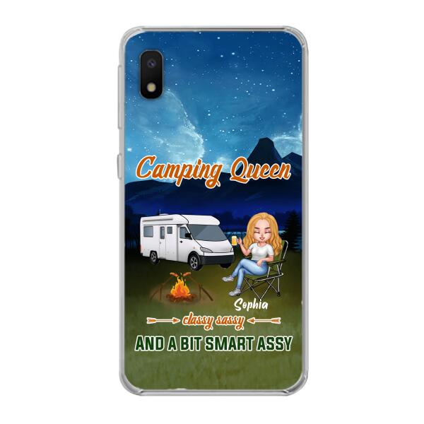 Personalized Camping Queen Phone Case - Gift Idea For Camping Lover - Case For iPhone And Samsung