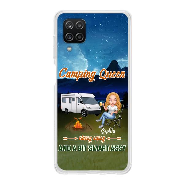 Personalized Camping Queen Phone Case - Gift Idea For Camping Lover - Case For iPhone And Samsung