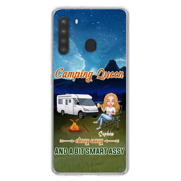 Personalized Camping Queen Phone Case - Gift Idea For Camping Lover - Case For iPhone And Samsung