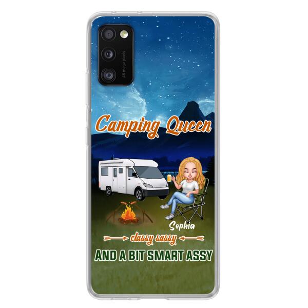 Personalized Camping Queen Phone Case - Gift Idea For Camping Lover - Case For iPhone And Samsung