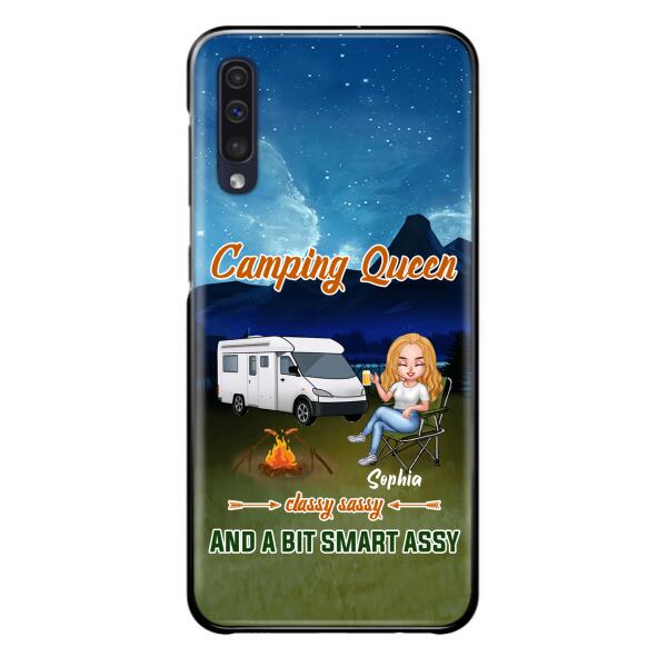 Personalized Camping Queen Phone Case - Gift Idea For Camping Lover - Case For iPhone And Samsung