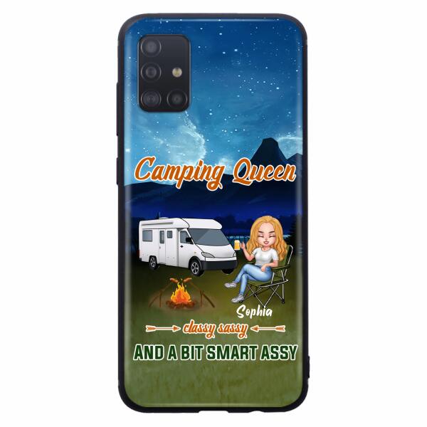 Personalized Camping Queen Phone Case - Gift Idea For Camping Lover - Case For iPhone And Samsung