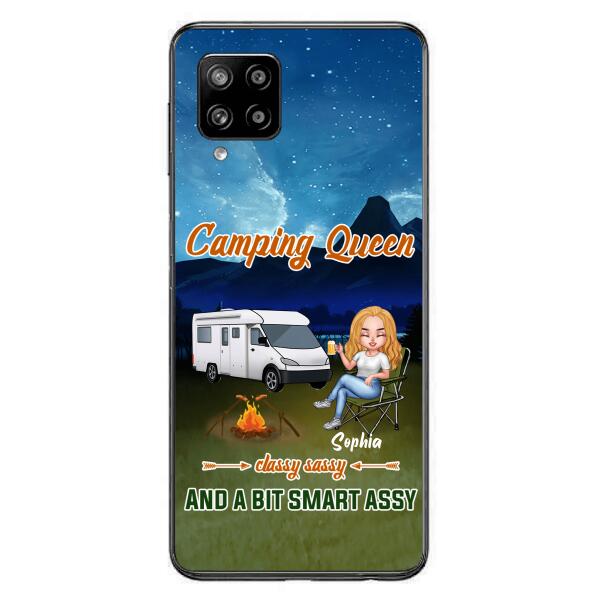 Personalized Camping Queen Phone Case - Gift Idea For Camping Lover - Case For iPhone And Samsung