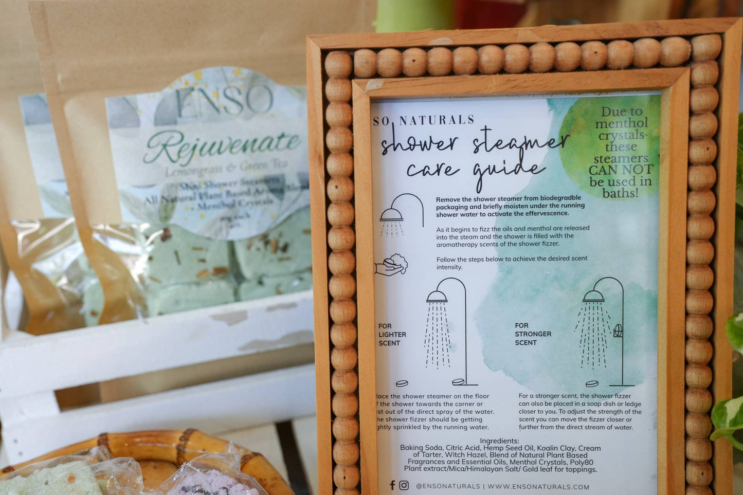Rejuvenate Aromatherapy Menthol Shower Steamers Gift Set