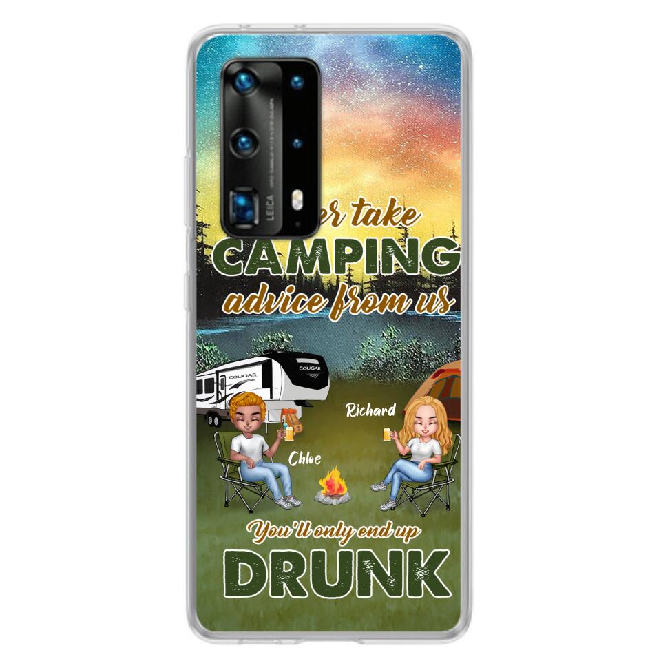 Custom Personalized Camping Friend Phone Case - Upto 7 People - Gift Idea For Camping Friends - We're Like A Really Small Gang - Case For Xiaomi, Oppo And Huawei