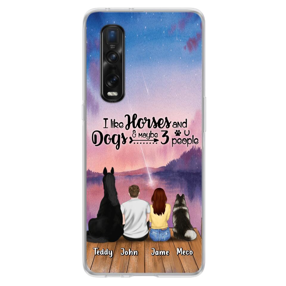 Personalized Horse Dog Parents Phone Case - Forever In My Heart - Case For Xiaomi, Oppo And Huawei