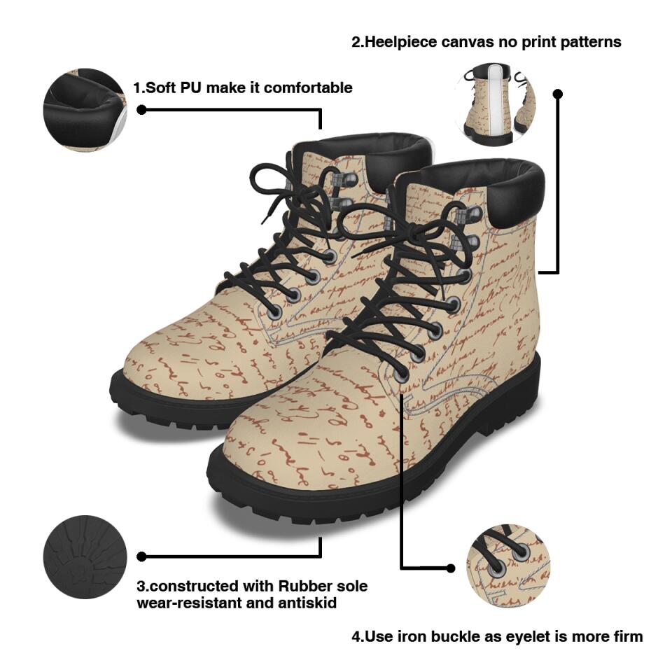 Personalized Horse Girl Season Short Boots - Up to 2 Horses - Gift Idea For Horse Lovers - Never Walk Alone