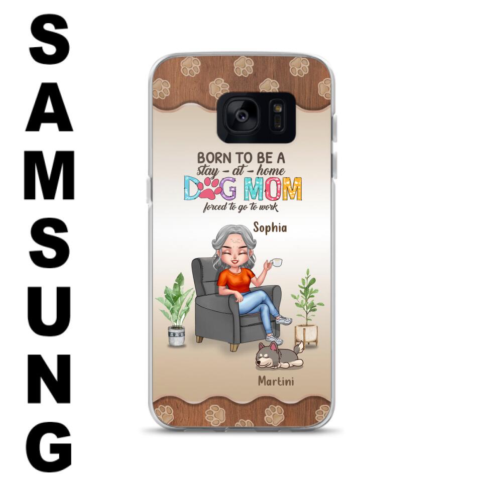 Custom Personalized Dog Mom Phone Case - Upto 4 Dogs - Retired Gift Idea For Mother - Dog Lover