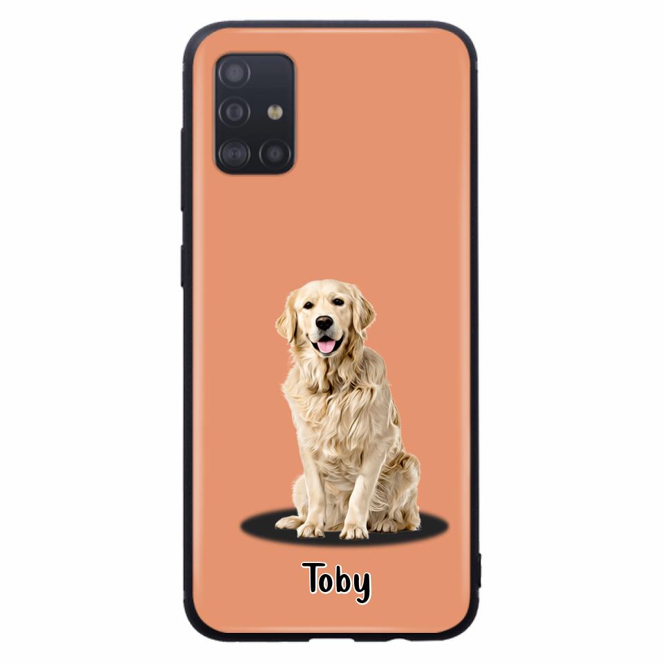 Custom Personalized Pet Phone Case - Up to 3 Pets - Gift Idea For Dog/ Cat Lover - Case For iPhone And Samsung