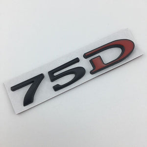 75D black red