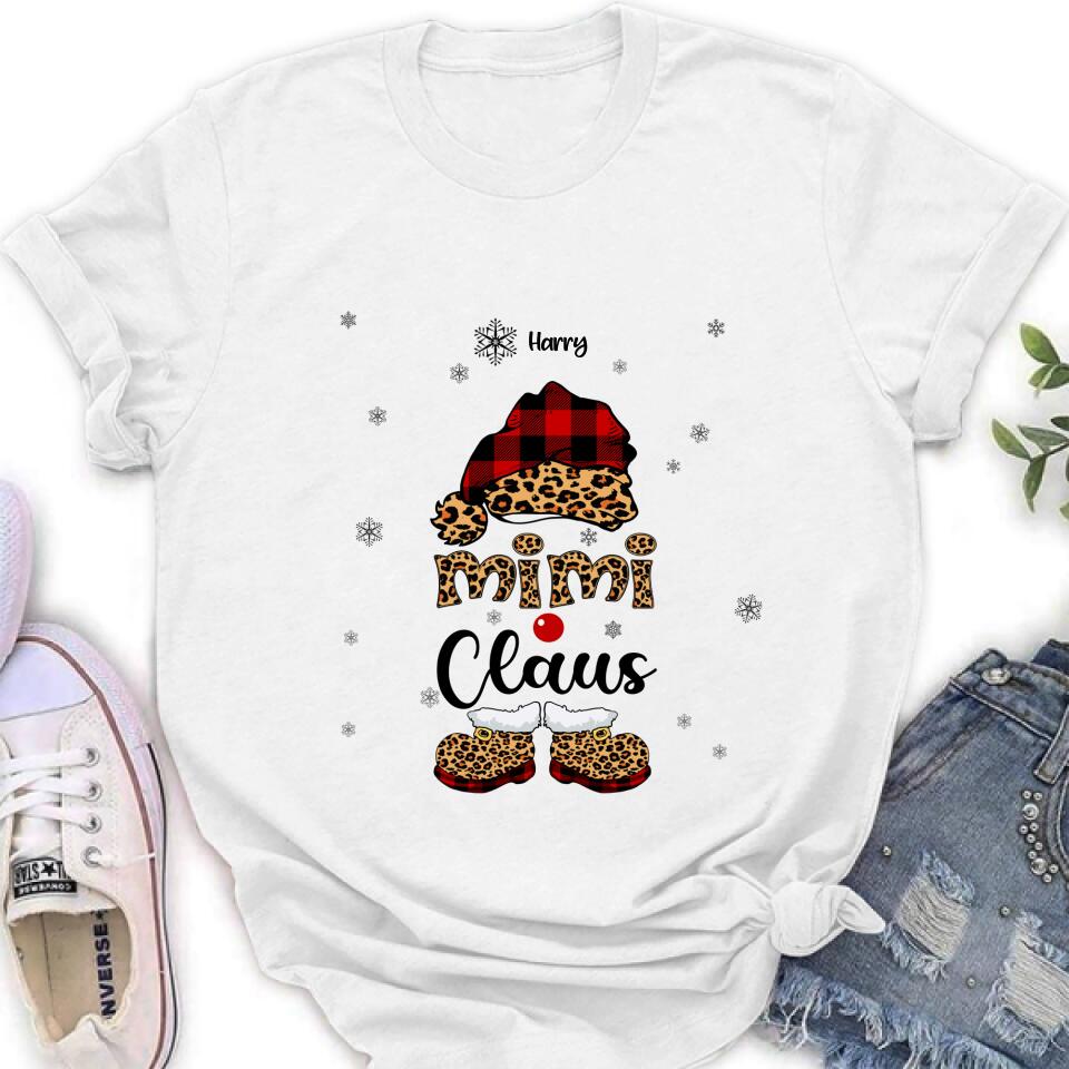Personalized Mimi Claus Shirt/Pullover Hoodie - Up to 9 Names - Gift For Grandma