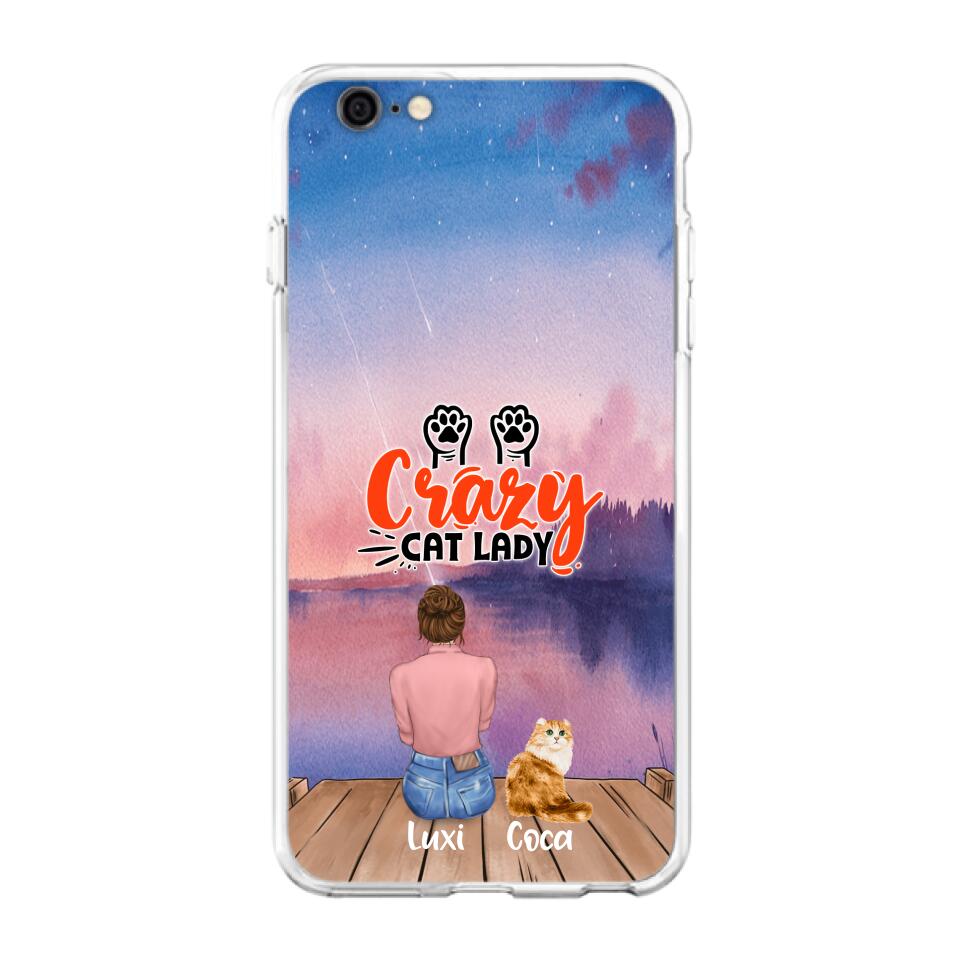 Personalized Cat Mom Phone Case - Up to 5 Cats - Gift Idea For Cat Lover - Best Cat Mom Ever - Case For iPhone And Samsung