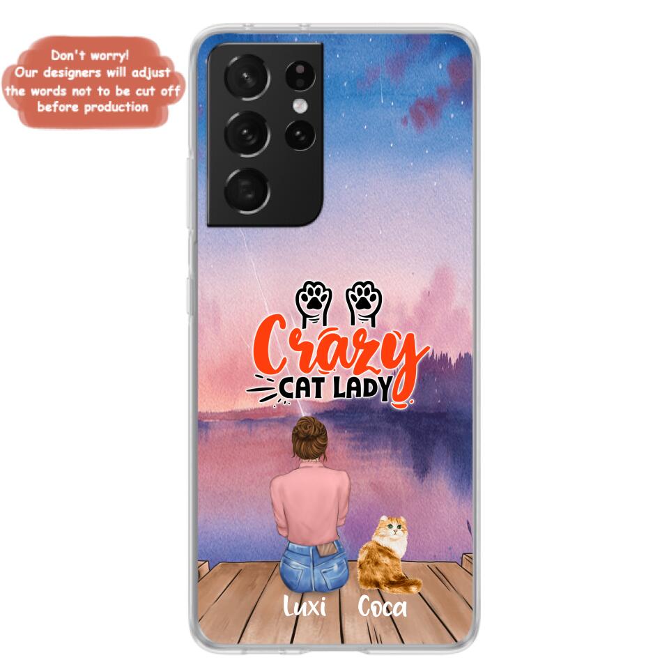 Personalized Cat Mom Phone Case - Up to 5 Cats - Gift Idea For Cat Lover - Best Cat Mom Ever - Case For iPhone And Samsung