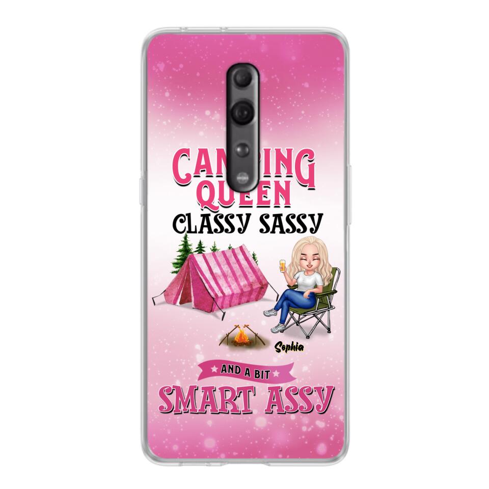 Custom Personalized Camping Queen Phone Case - Gift Idea For Camping Lovers/Mother's Day - Camping Queen Classy Sassy And A Bit Smart Assy - Cases For Oppo, Xiaomi And Huawei