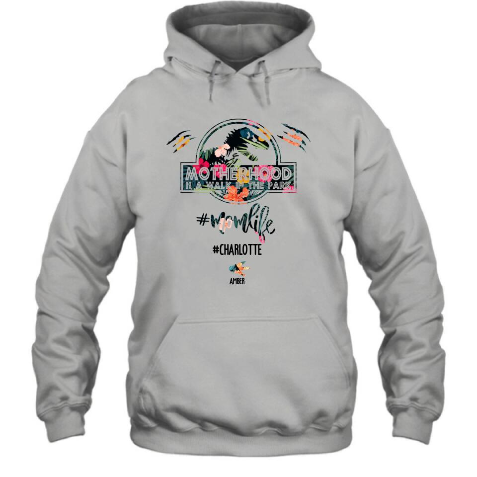 Personalized Mama Dinosaur T-Shirt - Best Gift For Mothers - 2QCGS1
