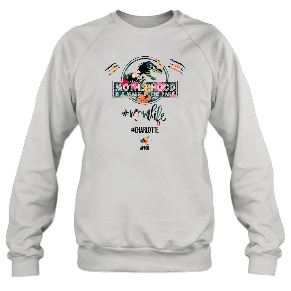 Personalized Mama Dinosaur T-Shirt - Best Gift For Mothers - 2QCGS1