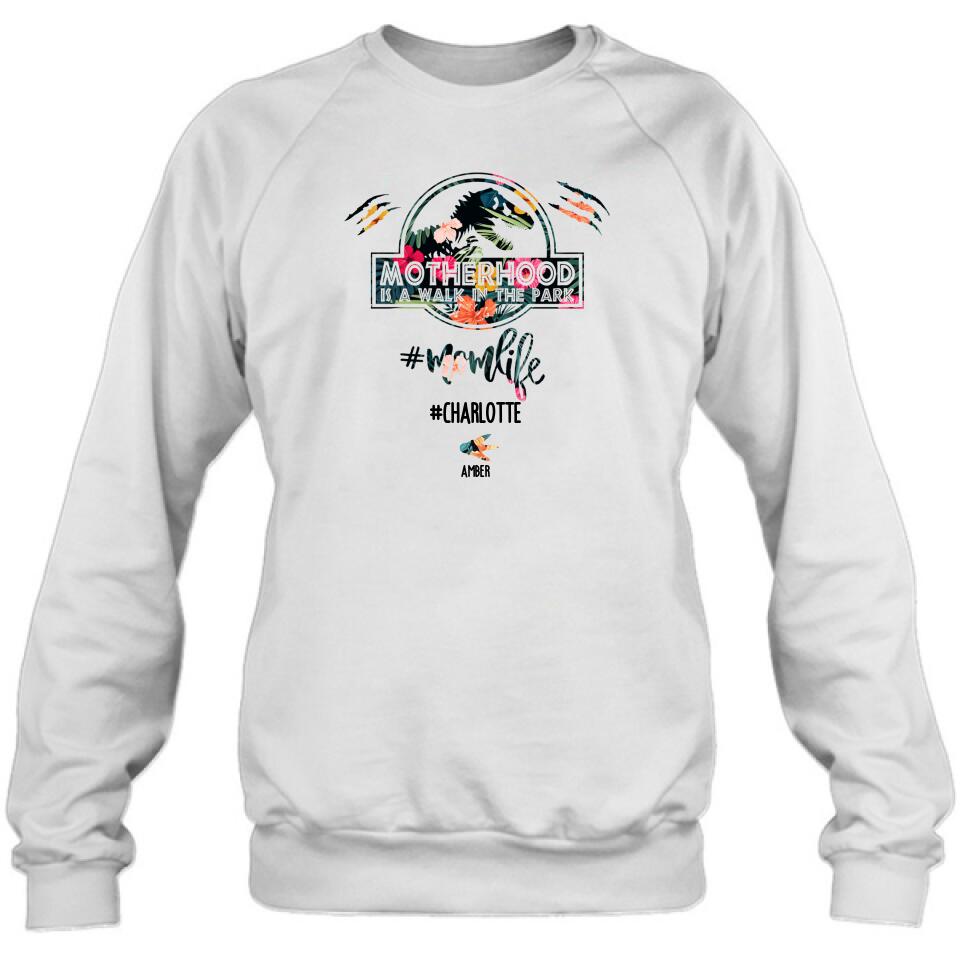 Personalized Mama Dinosaur T-Shirt - Best Gift For Mothers - 2QCGS1