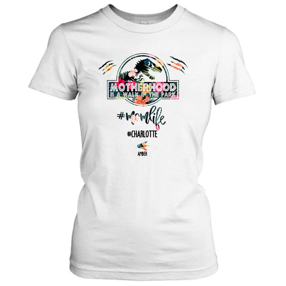 Personalized Mama Dinosaur T-Shirt - Best Gift For Mothers - 2QCGS1