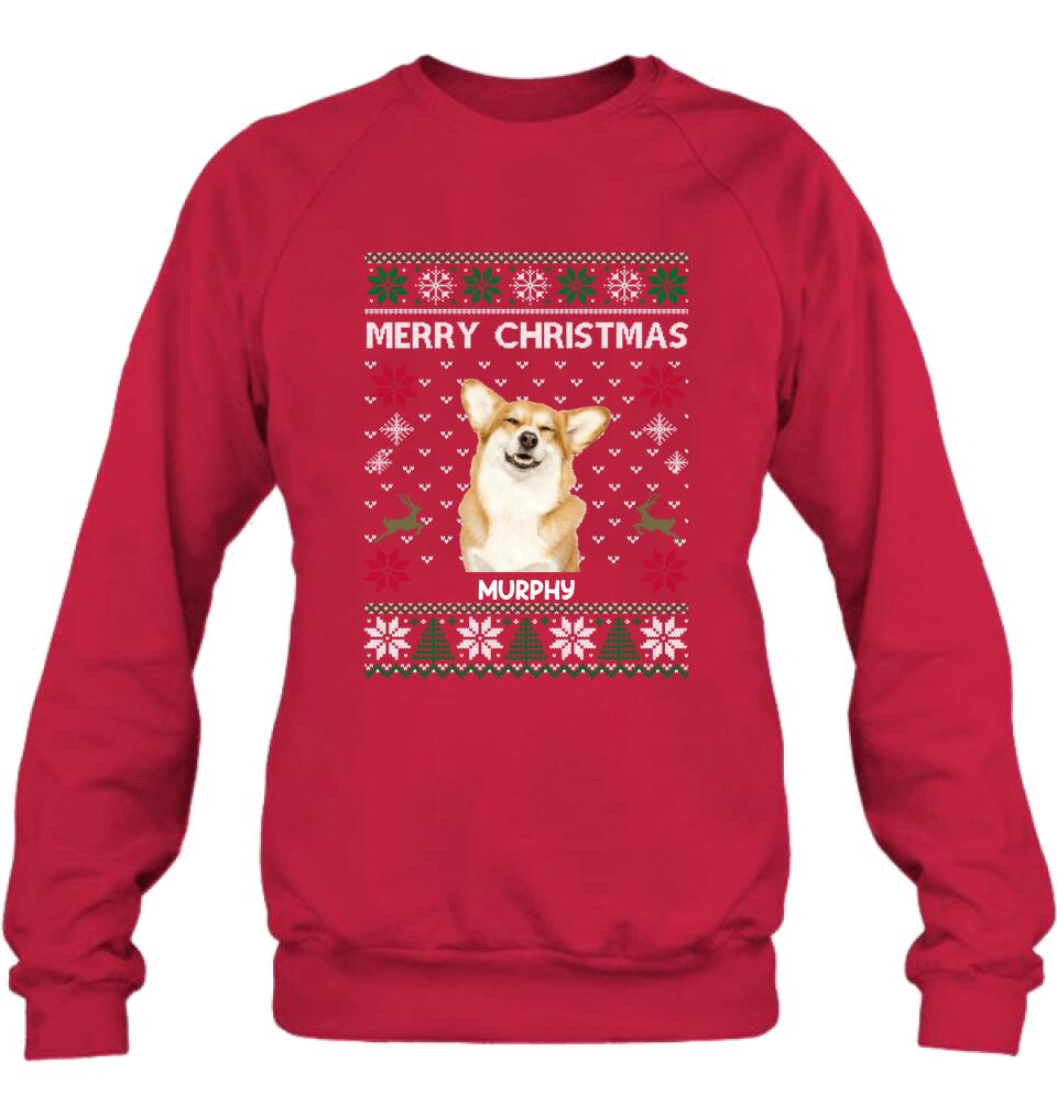 Personalized Dog Sweatshirt - Best Gift For Dog Lover - Merry Christmas