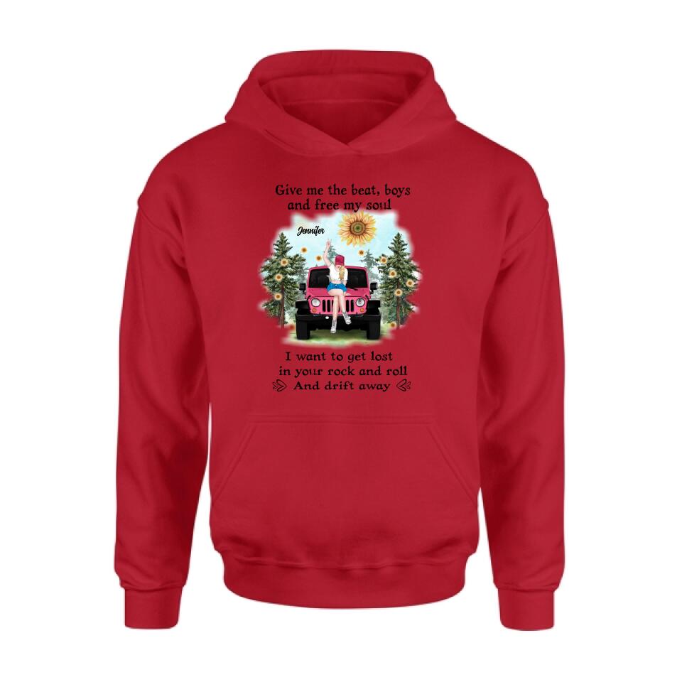 Personalized Off-road Girl Unisex/Sweatshirt/Hoodie/Long Sleeve - Gift For Best Friend - I Want To Get Lost In Your Rock And Roll
