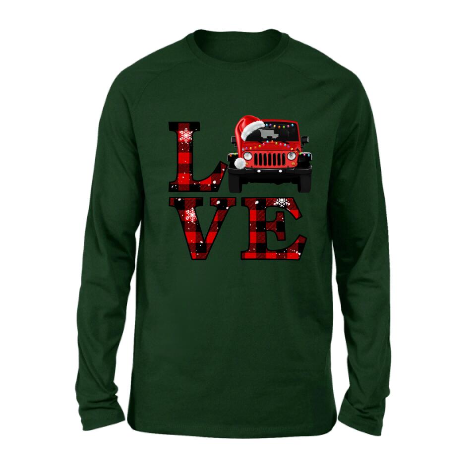 Personalized Love Off-road Car Sweatshirt - Christmas Gift Idea For Off-road Lovers
