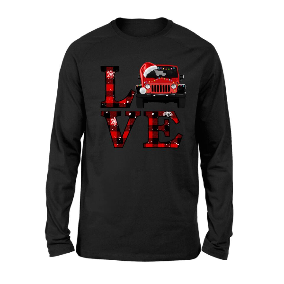 Personalized Love Off-road Car Sweatshirt - Christmas Gift Idea For Off-road Lovers