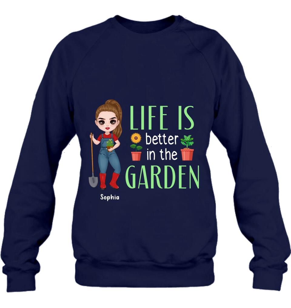 Personalized Plantaholic Shirt/Hoodie - Gift Idea For Garden/Plants Lover - Life Is Better In The Garden