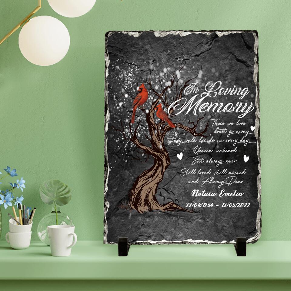Personalized Vertical Lithograph - Memorial Best Gift Idea - They Walk Beside Us Everyday