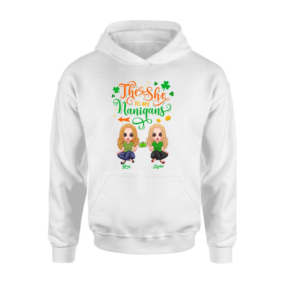 Personalized Friends Shirt - Gift Idea For St Patrick's Day - The She To My Nanigans