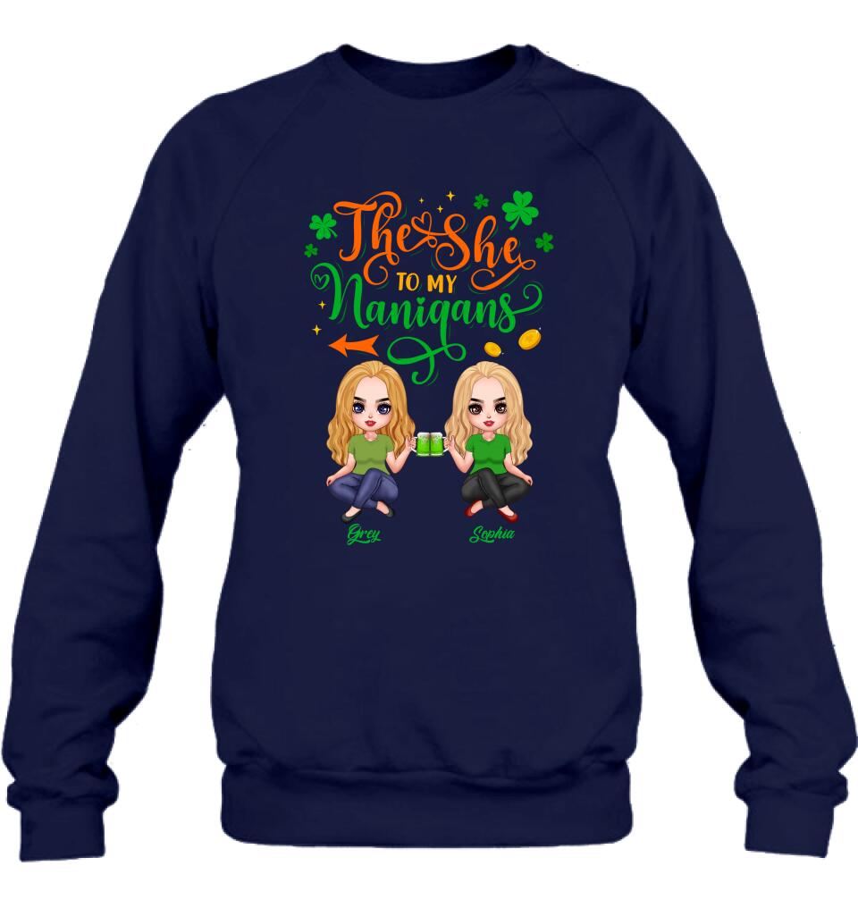 Personalized Friends Shirt - Gift Idea For St Patrick's Day - The She To My Nanigans