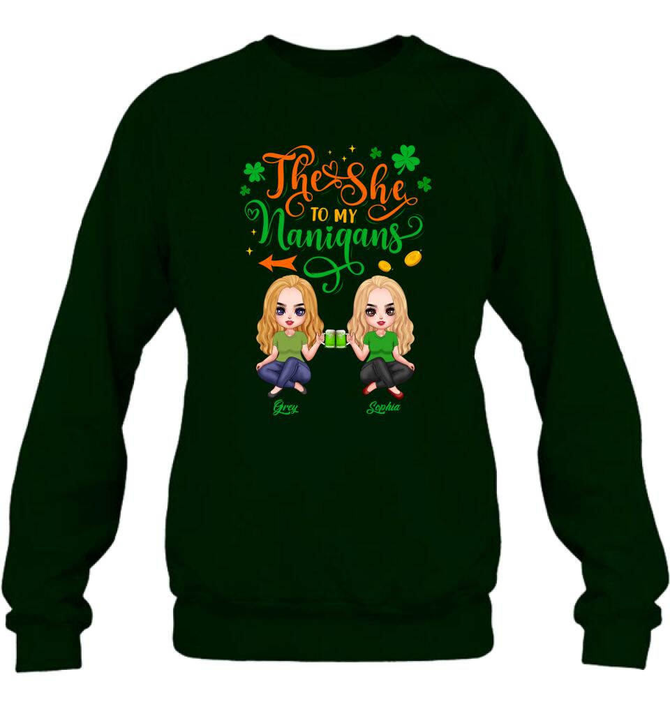 Personalized Friends Shirt - Gift Idea For St Patrick's Day - The She To My Nanigans