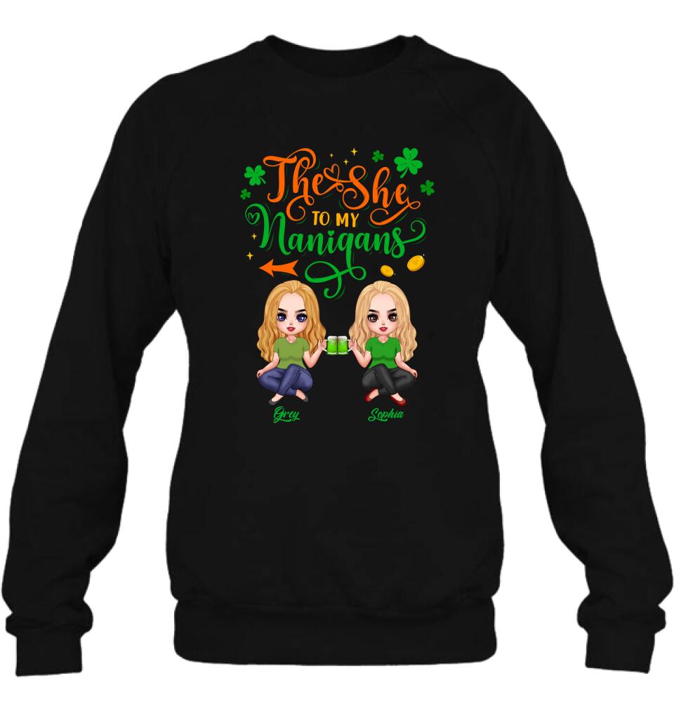 Personalized Friends Shirt - Gift Idea For St Patrick's Day - The She To My Nanigans