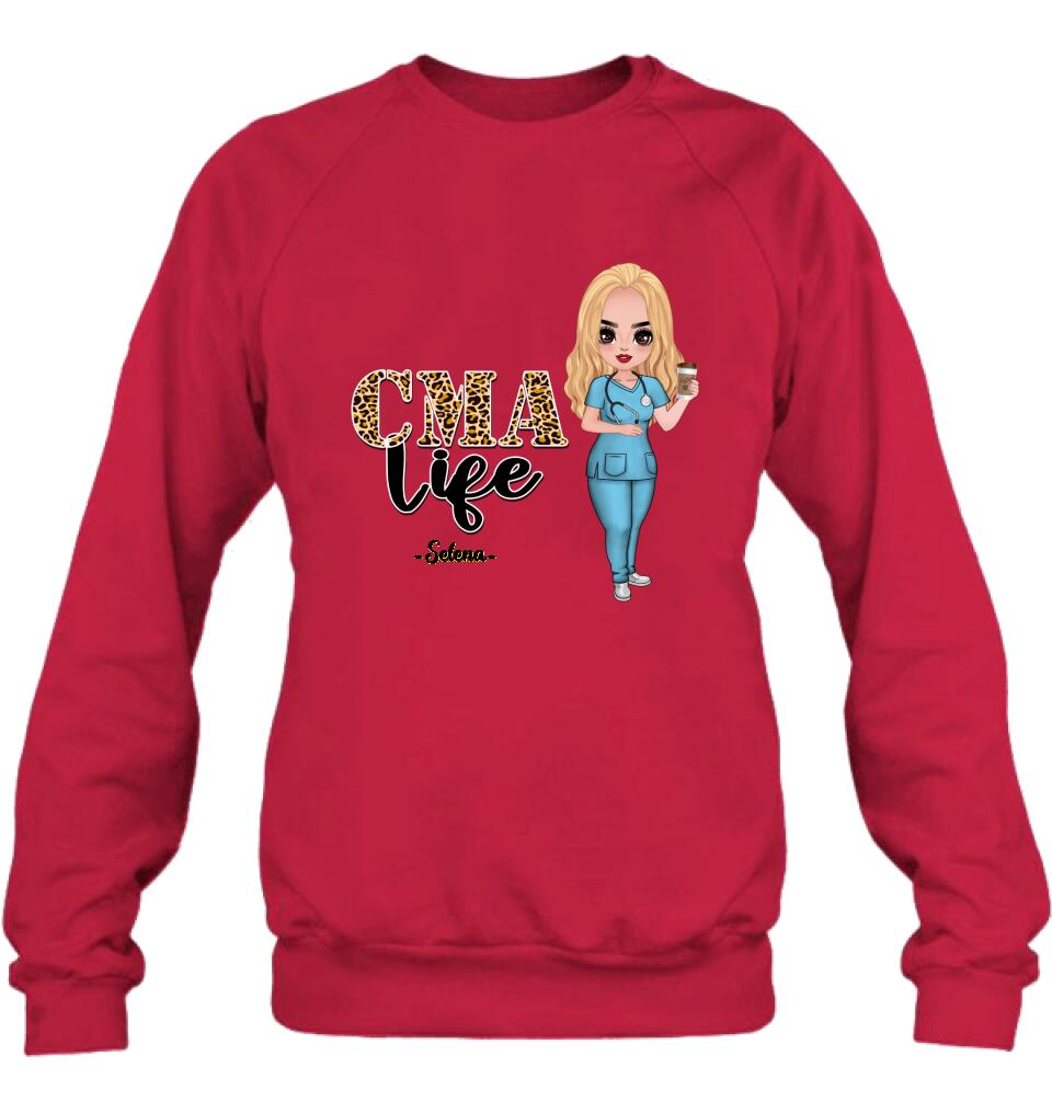 Personalized Nurse Life Shirt - Gift Idea For Nurse Life Lovers - CMA Life