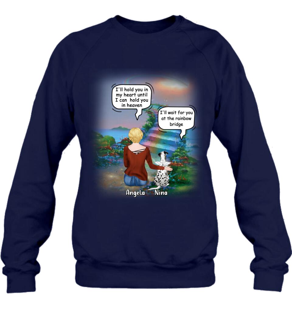 Personalized Memorial Dog Shirt - Up to 4 Dogs - Memorial Gift For Dog Lovers