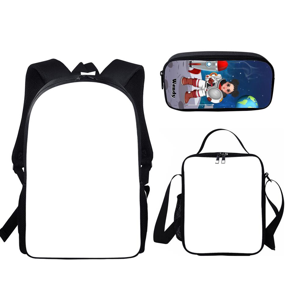 Custom Personalized Astronaut Bag Set - Gift Idea For Kids/Space Lovers