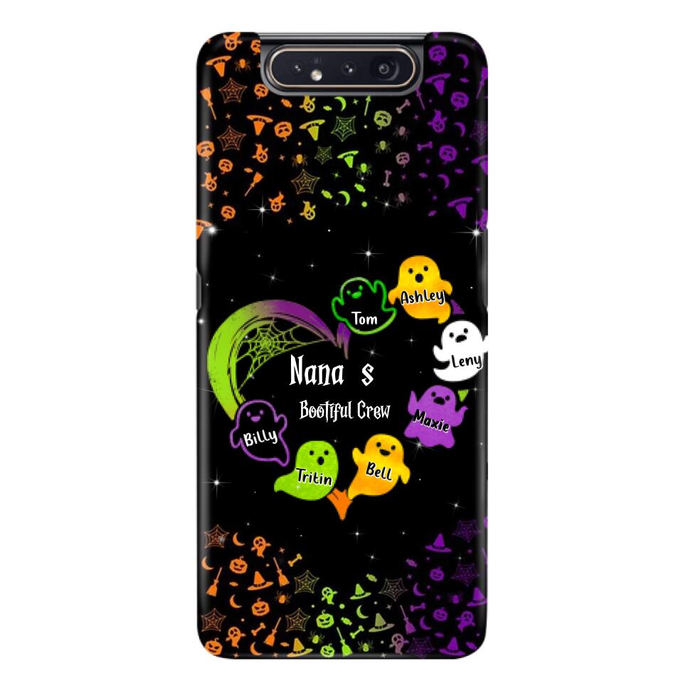 Custom Personalized Nana's Bootiful Crew iPhone/Samsung Case - Halloween gift for Grandma - Up to 7 Grandkids