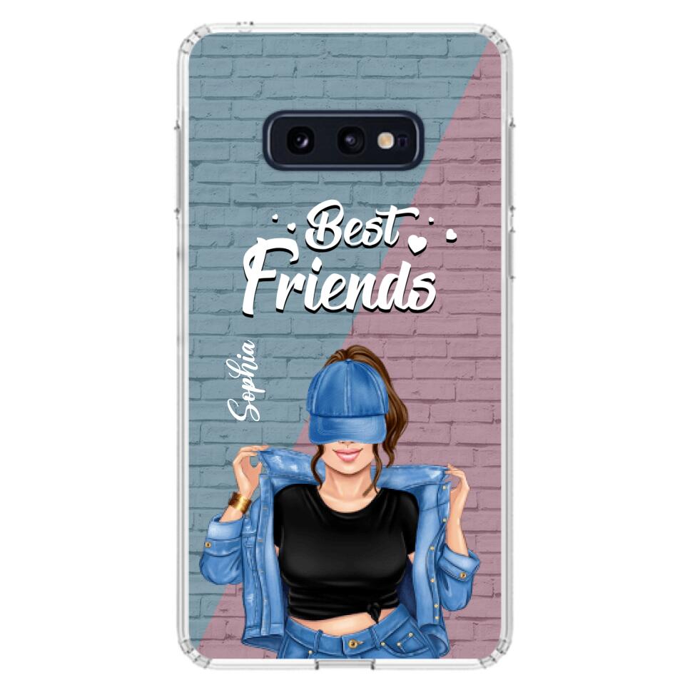 Custom Personalized Besties Phone Case - Gift For Friends/ Besties - Best Friends Forever And Ever - Case For iPhone And Samsung