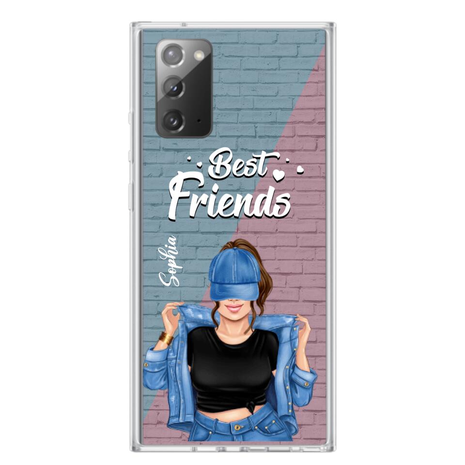 Custom Personalized Besties Phone Case - Gift For Friends/ Besties - Best Friends Forever And Ever - Case For iPhone And Samsung