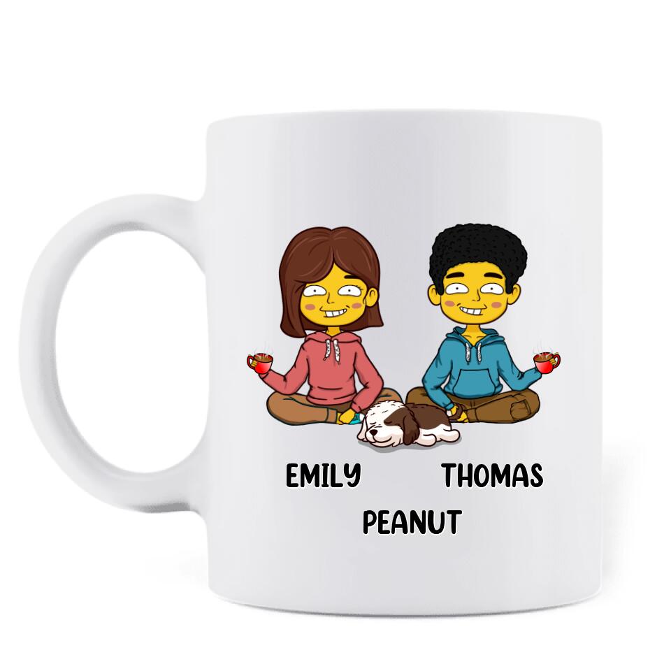 Personalized Annoying Couple Mug - Up to 4 Pets - Gift Idea For Couple - This Valentine I Want You To Know How Much I Have Enjoyed Annoying You For All This Time