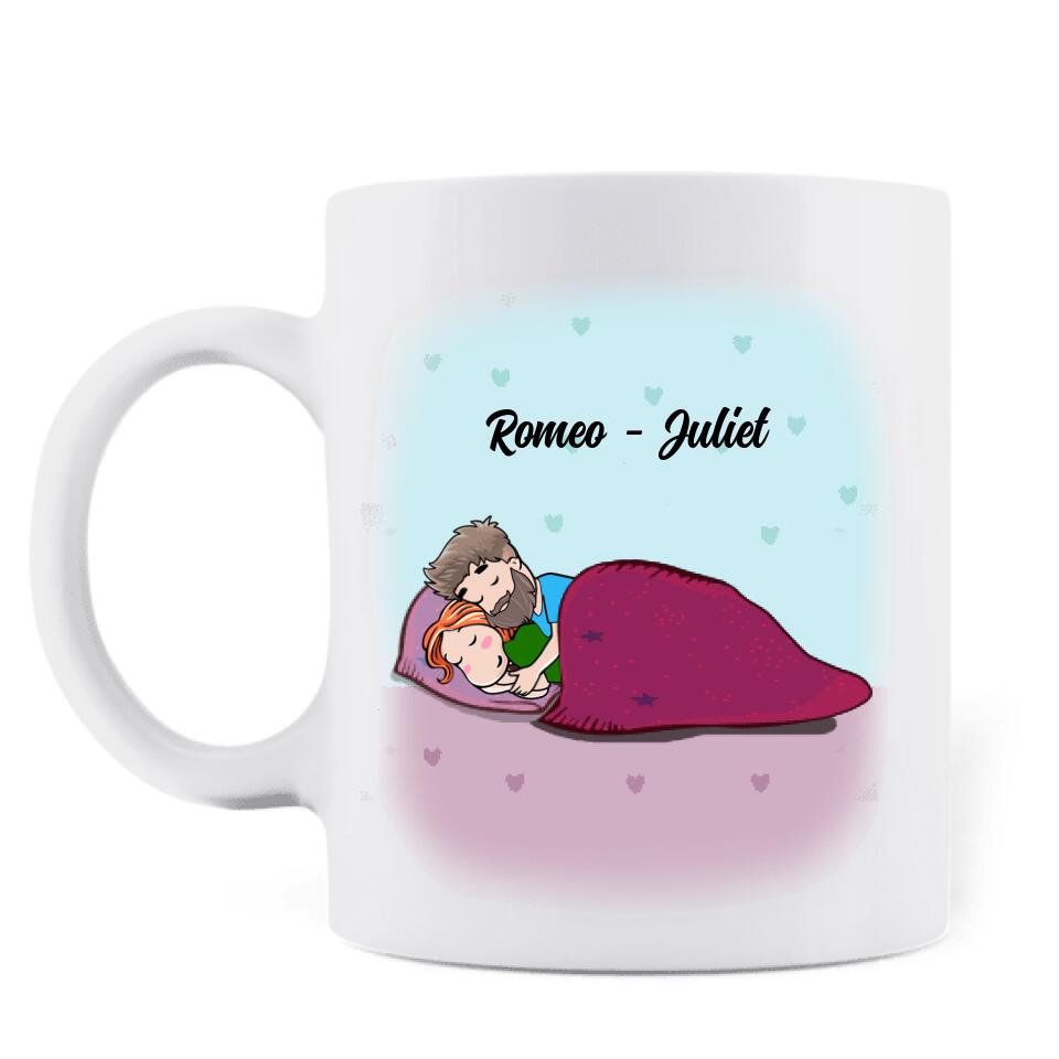Personalized Couple Always By Your Side Coffee Mug - Best Gift For Couple - I Promise To Always Be By Your Side