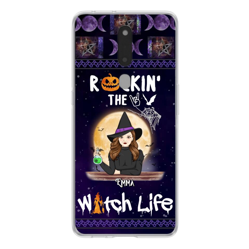 Custom Personalized Witch Phone Case - Halloween Gift Idea - Rockin' The Witch Life - Case For Xiaomi, Huawei & Oppo